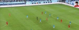 扳平比分！李新翔乱战抢射破门，河南1-1海港